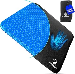 Double-Thick Gel Seat Cushion for Pressure Relief