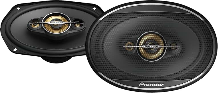 6x9 4-Way Car Speakers, 600W Max, Balanced Sound