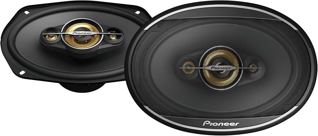 6x9 4-Way Car Speakers, 600W Max, Balanced Sound