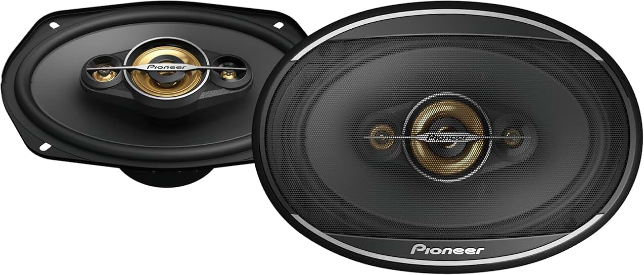 6x9 4-Way Car Speakers, 600W Max, Balanced Sound