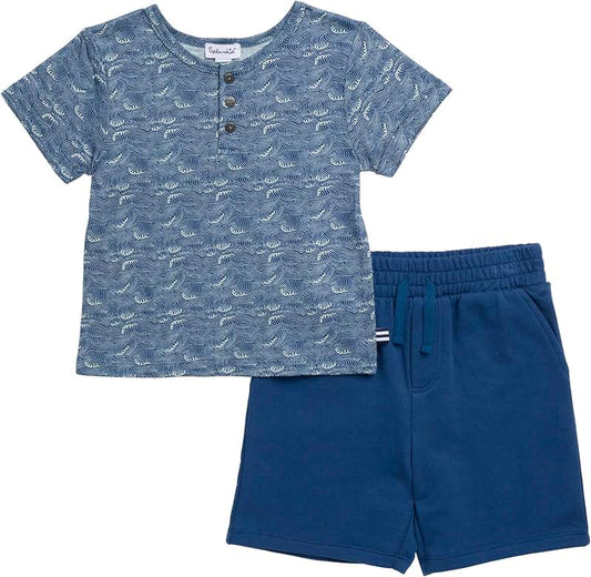 Kids Baby Toddler Retro Wave Tee Set Size 7