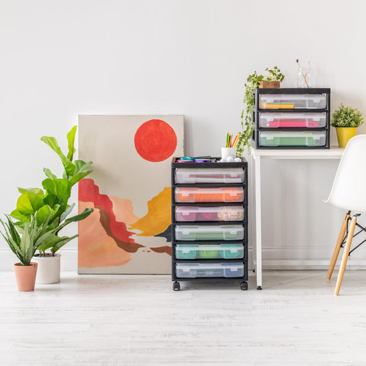 6-Tier Rolling Storage Cart for Scrapbook and Art Supplies