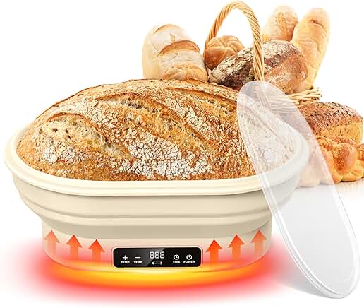 Digital Bread Proofing Basket with Temperature and Timer