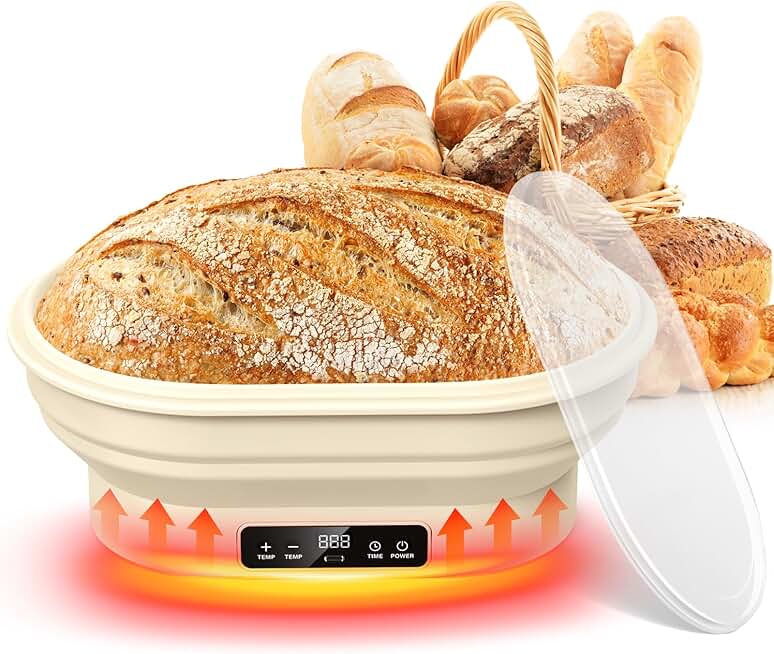 Digital Bread Proofing Basket with Temperature and Timer