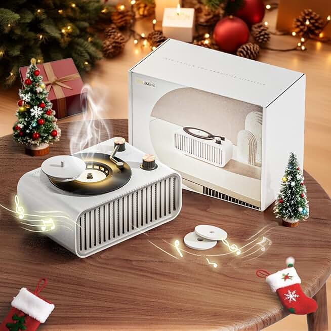 Portable Vintage Bluetooth Speakers with Night Light