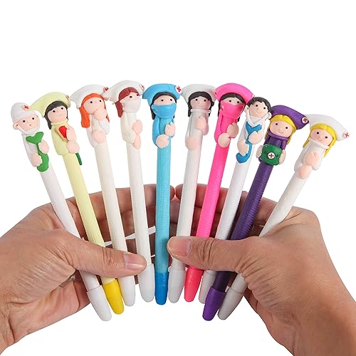 10 Pack Cute Cartoon Ballpoint Pens for Writing