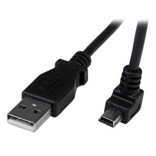 2m Black USB A to Mini USB B Cable