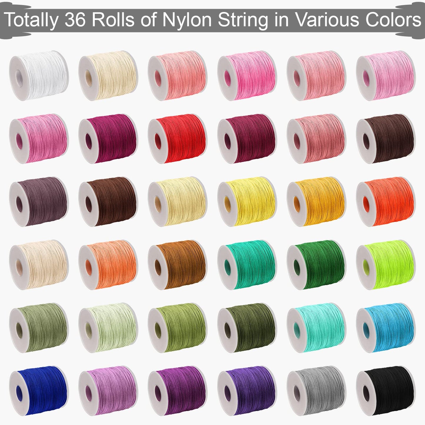 Nylon String for Jewelry Making and Crafts 131 Yards