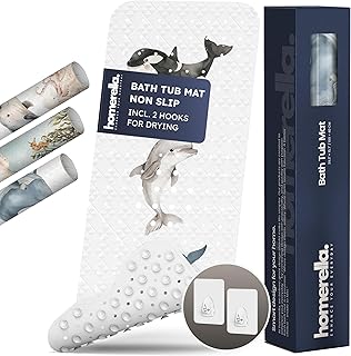 Baby Bath Tub Mat, 40x16 inches, Non-Slip, Mold Resistant