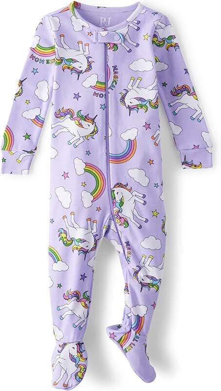 Baby Girls and Toddler Long Sleeve Zip Front Cotton Set