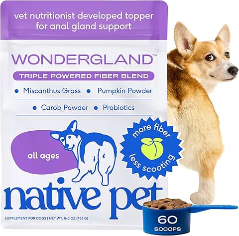 Dog Anal Gland Support with Fiber and Probiotics
