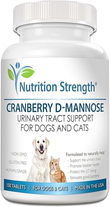 Cranberry D-Mannose Support for Dogs' Urinary Health