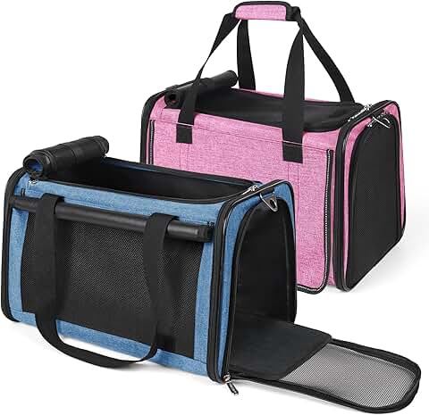 Lightproof Soft Pet Carrier for Large Cats and Small Dogs