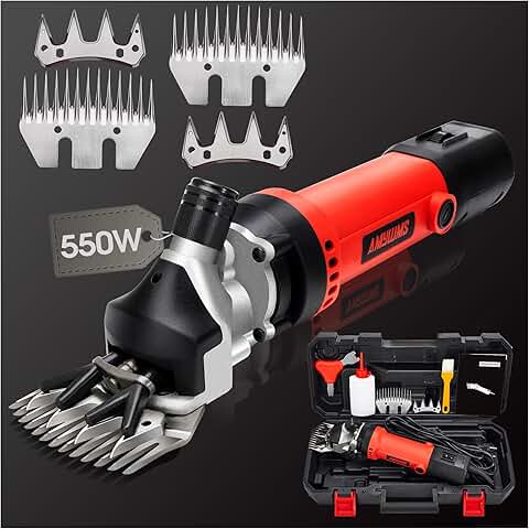 Electric Sheep Clippers 550W for Grooming Large Animals