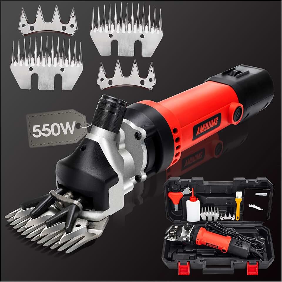 Electric Sheep Clippers 550W for Grooming Large Animals