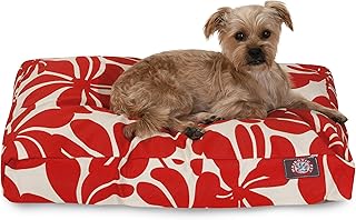 Small Rectangle Indoor Outdoor Dog Bed with Washable Cover