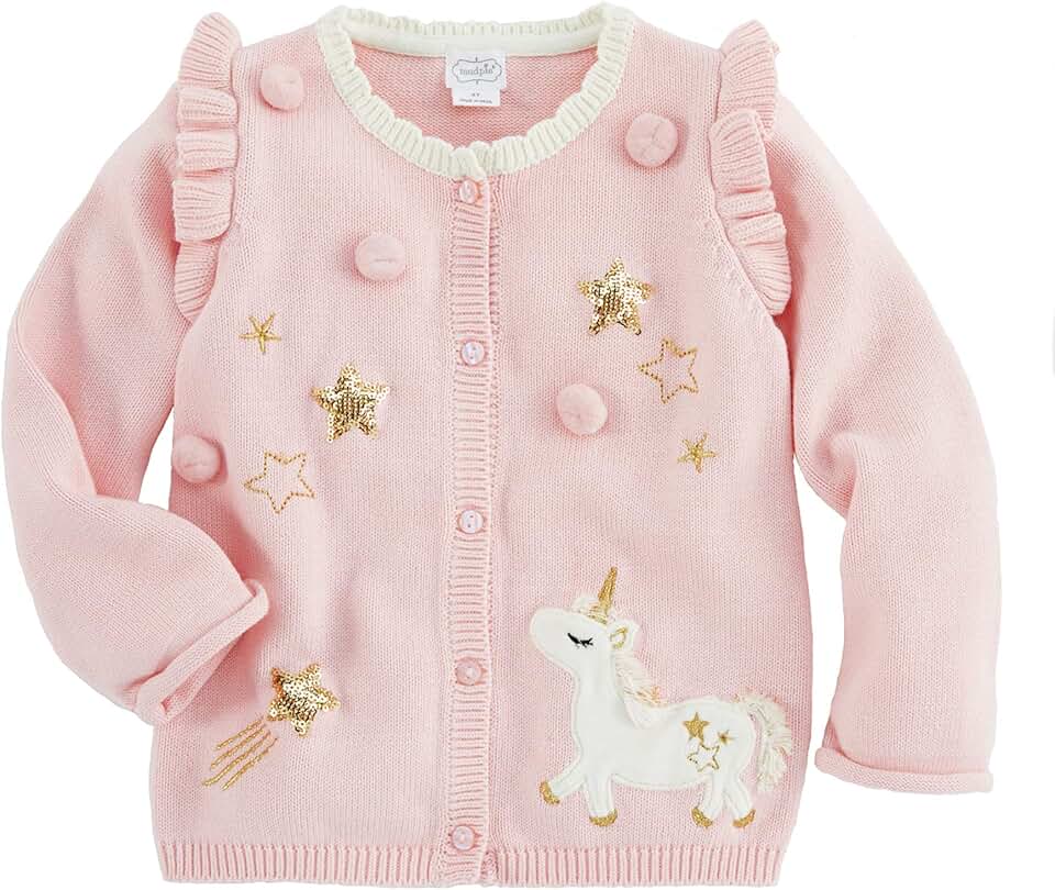 Girls' Baby Unicorn Dreams Cardigan