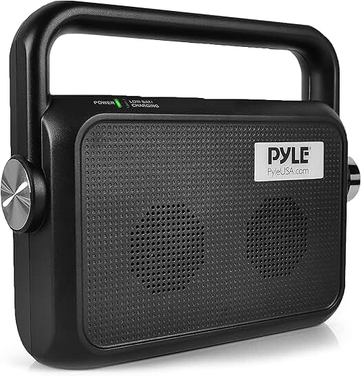 Wireless Portable Speaker with Stereo Sound and Headphone Jack