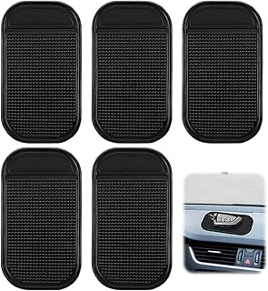 Set of five thick anti-slip dashboard pads