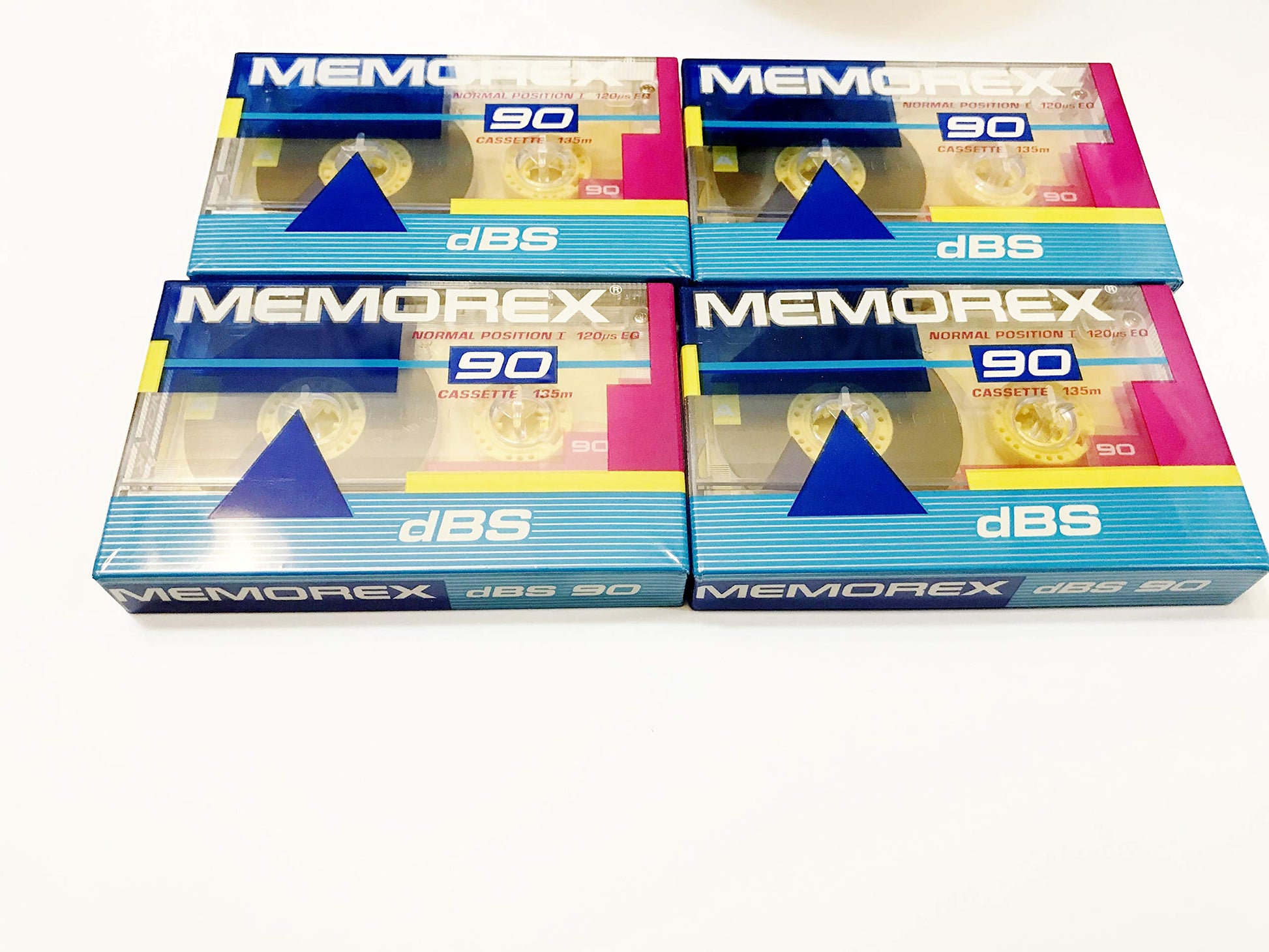 DBS 90 Single Blank Audio Cassette Tape 4 Quantity