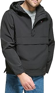 Men's lightweight popover with logo