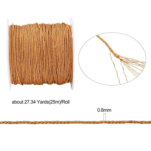 27 Yards Metallic Jewelry Thread for Beading and Crafting