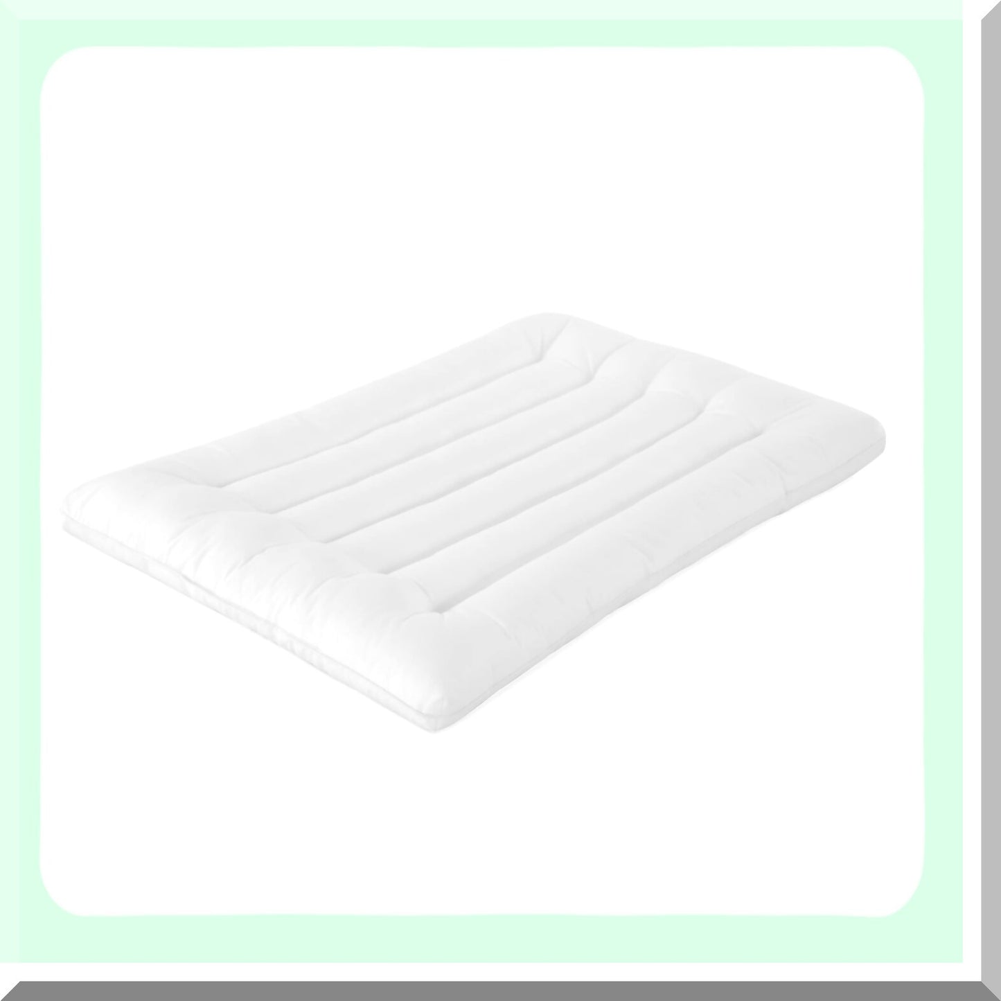 SlimDream Stomach Sleeper Pillow - 2.5 Inch Thin Flat Pillow for Back Sleepers - Low Profile Bed Pillow for Sleeping - Machine Washable - 18x26 Standard Size - White Color