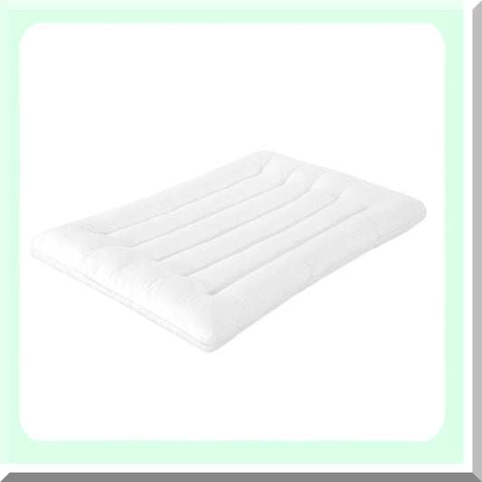 SlimDream Stomach Sleeper Pillow - 2.5 Inch Thin Flat Pillow for Back Sleepers - Low Profile Bed Pillow for Sleeping - Machine Washable - 18x26 Standard Size - White Color