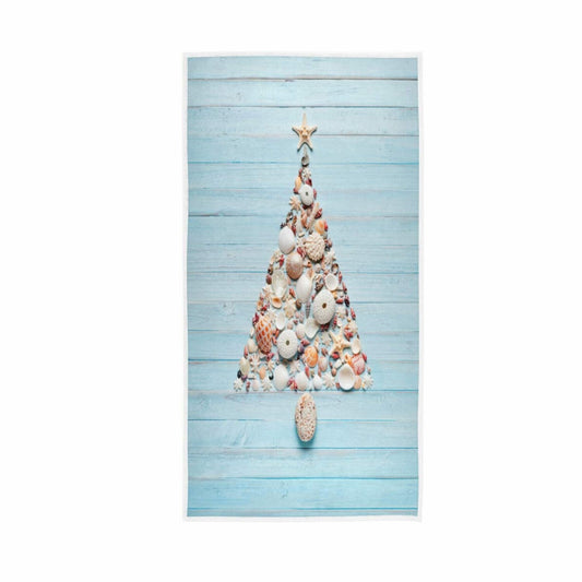 Hand Towels Tropical Tree Shells 30x15