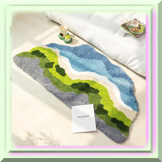 Moss Rug for Bedroom and Living Room 63x31