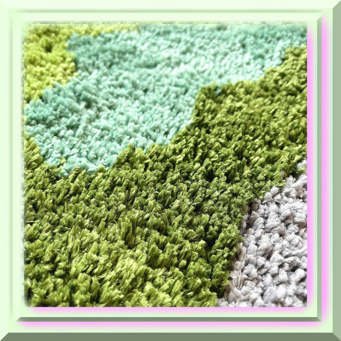 Moss Rug for Bedroom and Living Room 63x31