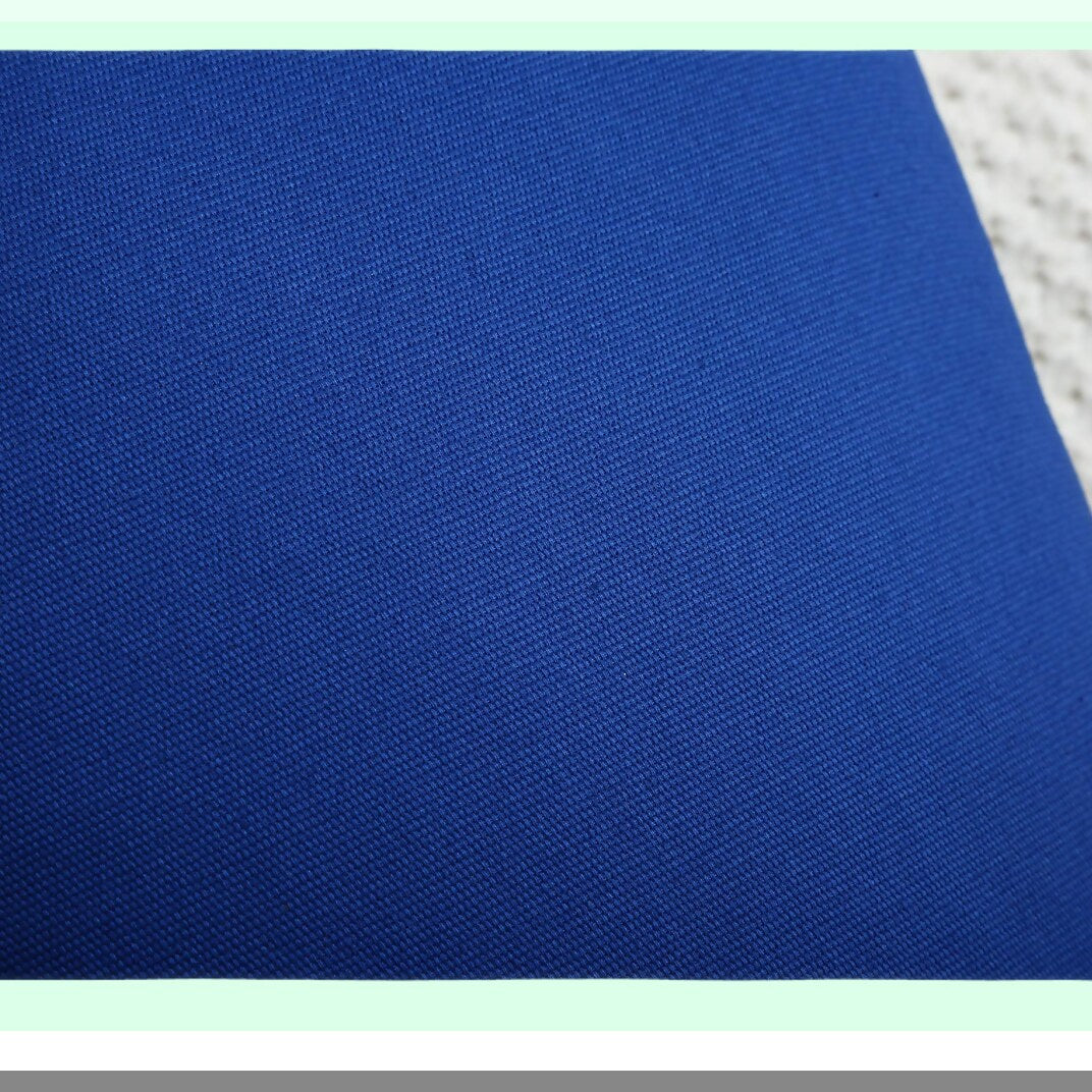 Royal Blue Cotton Canvas Pillow Covers - Set of 2, 18x18 Decorative Cushion Covers in 45 Colors - Solid 100% Cotton Throw Pillow Cases