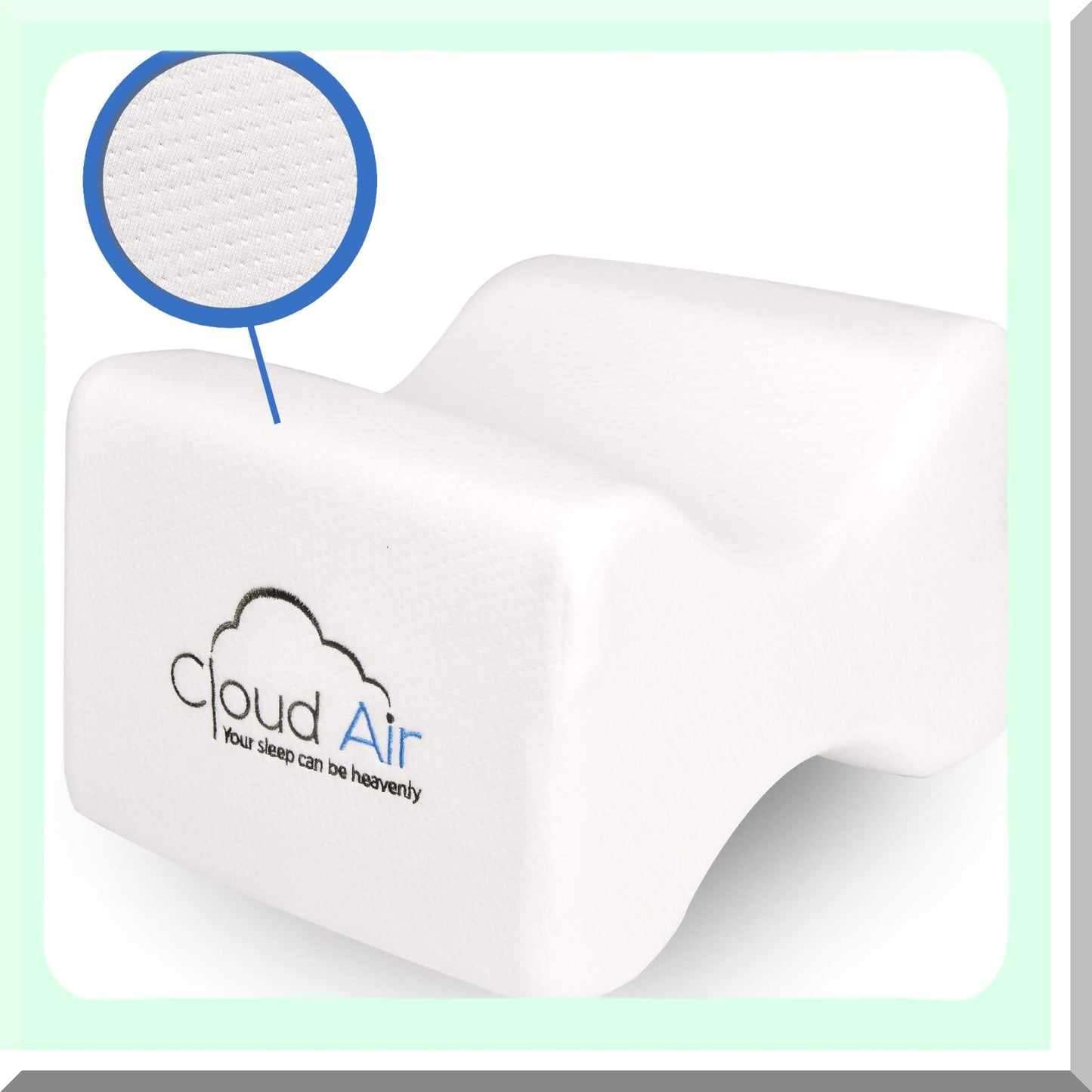 OrthoComfort Knee and Leg Support Pillow - Memory Foam Cushion for Back, Leg, and Hip Pain Relief - Ergonomic Positioner for Better Sleep and Comfort