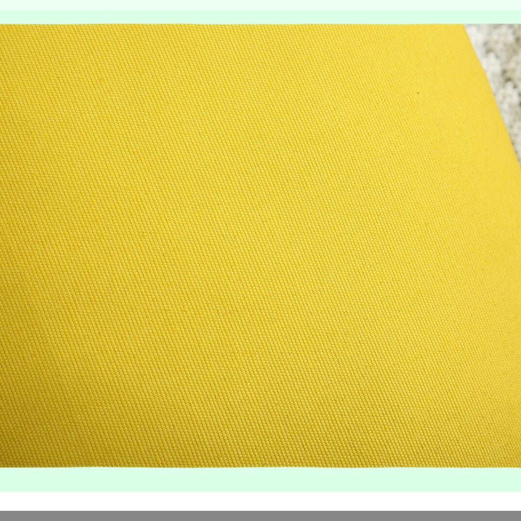 Vibrant Cotton Canvas Throw Pillow Covers - 100% Cotton, Decorative Cushion Covers in Deep Yellow, 20"x20", Set of 2 - Choose from 45 Colors