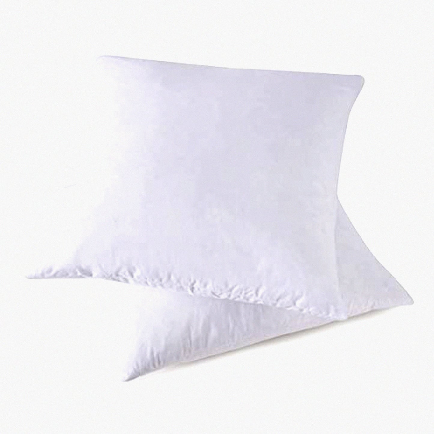 Luxury Down Throw Pillow Inserts - Set of 2 | Premium Cotton Cover | 18x18 Inches | Plush Bed Pillows | Decorative Couch Cushions | Fluffy Sofa Pillows