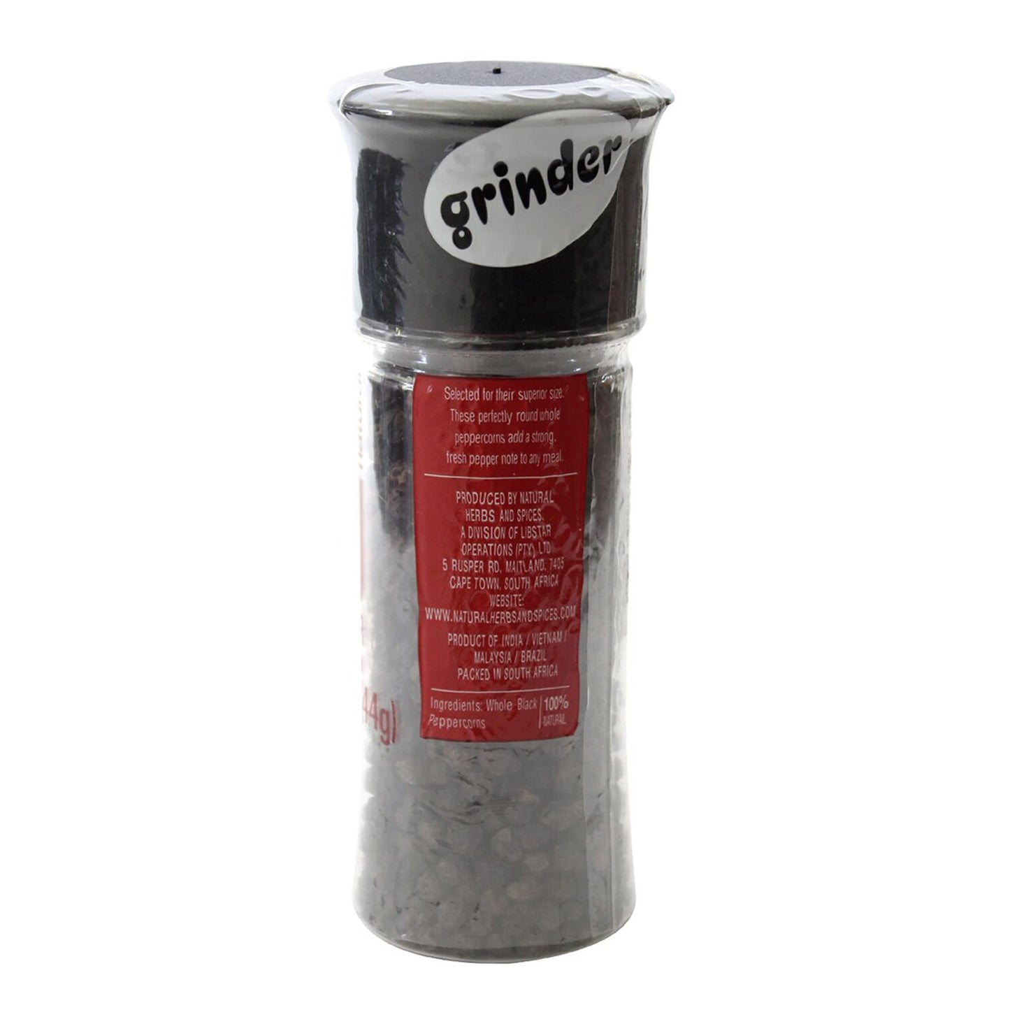 Black Peppercorn Grinders, 1.5 oz. (Pack of 12)