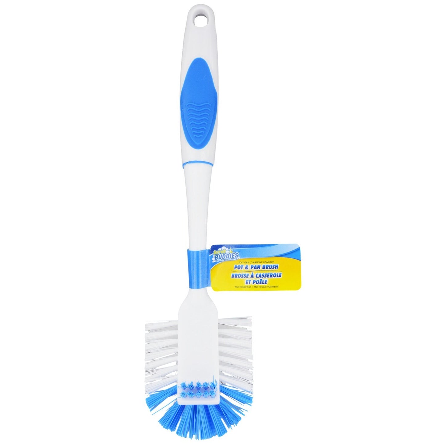 Scrub Buddies Pot & Pan Brushes with Soft-Grip Handles (Pack of 24)