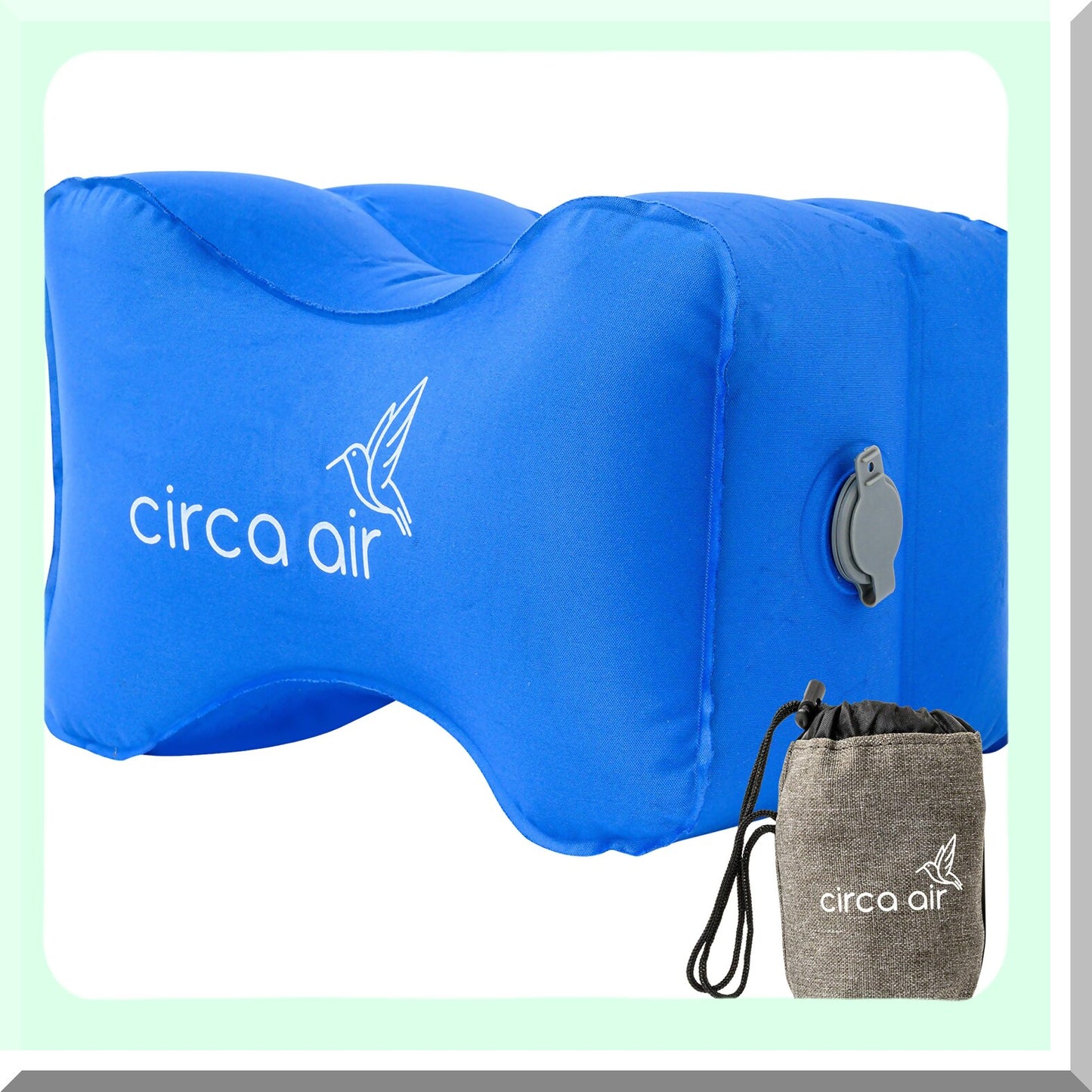 OrthoSleep Inflatable Knee Support - Sciatica Relief Pillow for Side Sleepers. Lightweight Orthopedic Cushion for Back, Leg, Hip & Joint Pain. Travel-Friendly Design, 1.98 Oz.