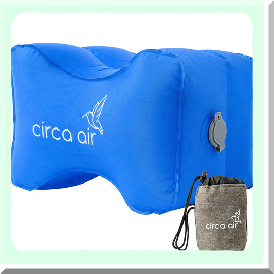 OrthoSleep Inflatable Knee Support - Sciatica Relief Pillow for Side Sleepers. Lightweight Orthopedic Cushion for Back, Leg, Hip & Joint Pain. Travel-Friendly Design, 1.98 Oz.