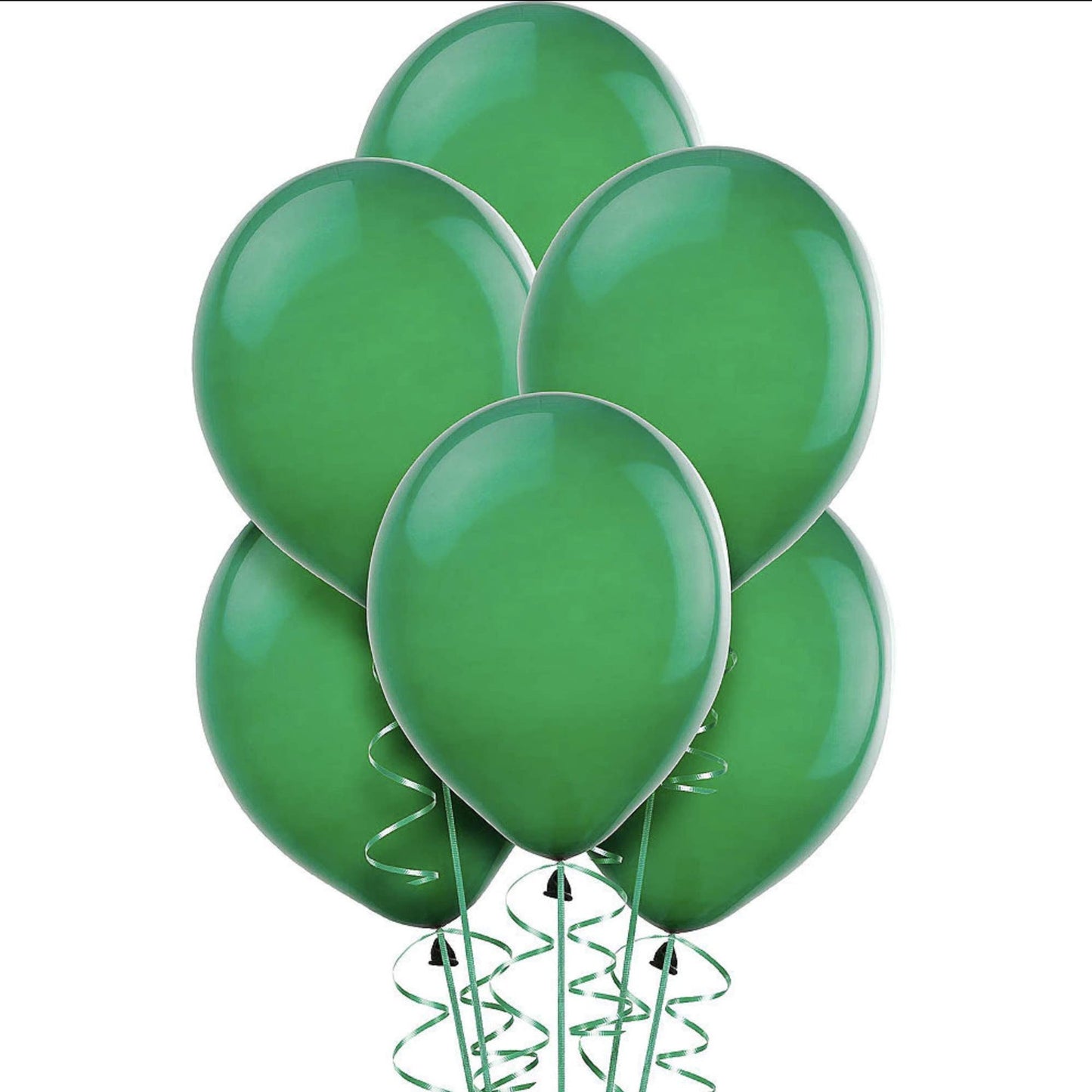 Festive Green Latex Balloons 12" Pack of 72