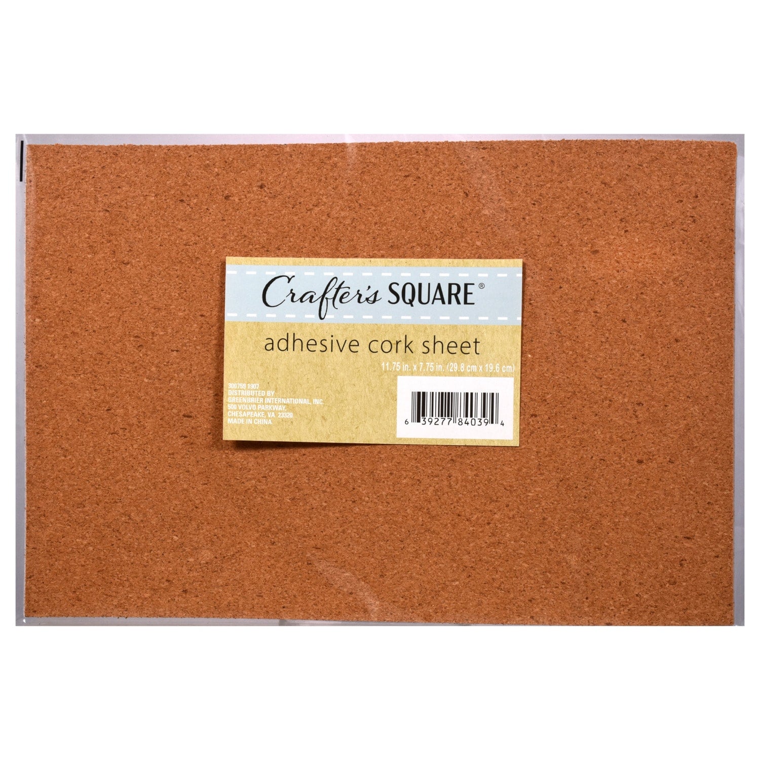 Crafter's Square Adhesive Cork Sheets, 11.75x7.75 in. (Pack of 4)