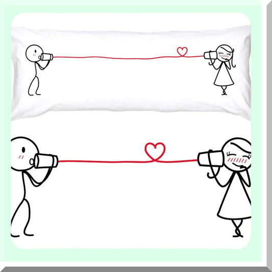 Love Nest Body Pillowcase - Romantic Girlfriend Gift for Valentine's Day, Anniversary, Wedding - Wife Gifts for Her - Soft Body Pillow Cover