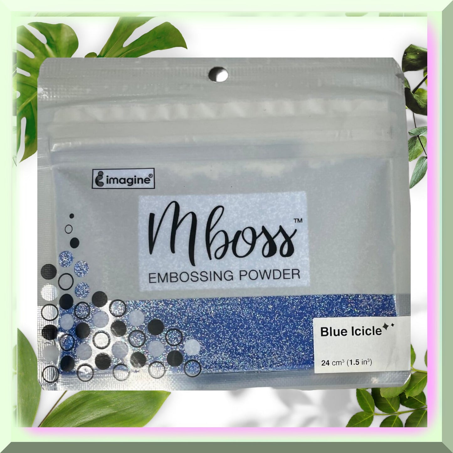 Blue Icicle Embossing Powder