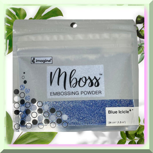 Blue Icicle Embossing Powder
