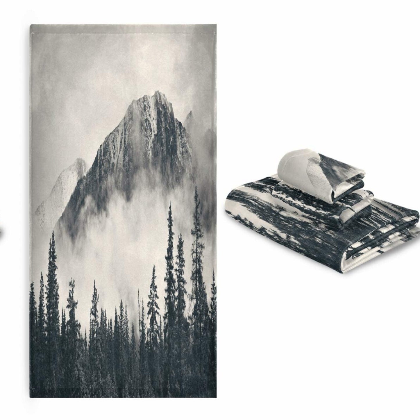 Mountain Forest 3-Piece Towel Set
