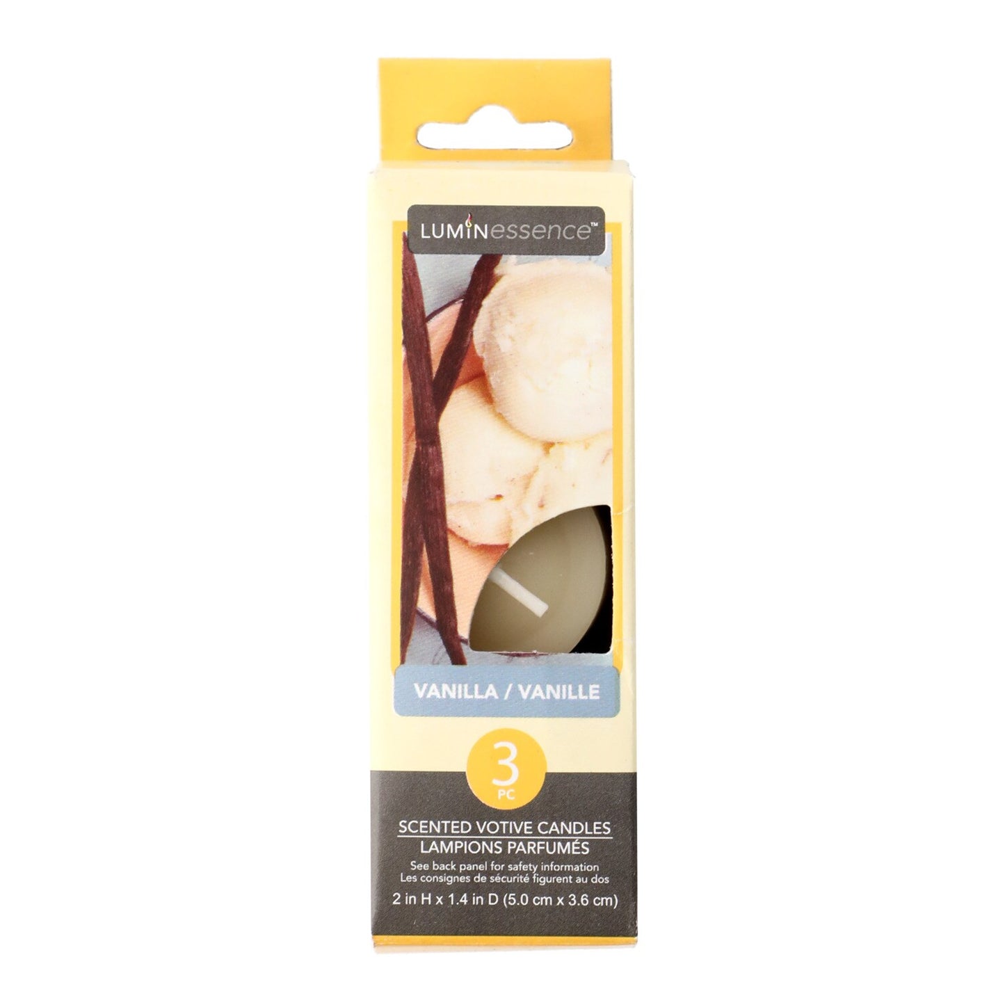 Luminessence Vanilla Scented Votive Candles, 4-ct. Packs (Pack of 24)