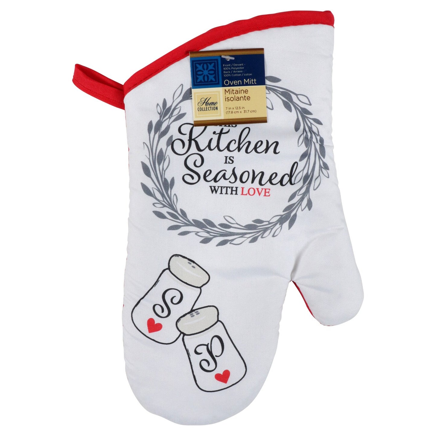 Home Collection Inspirational Oven Mitts, 13x7.5-in. (Pack of 12)