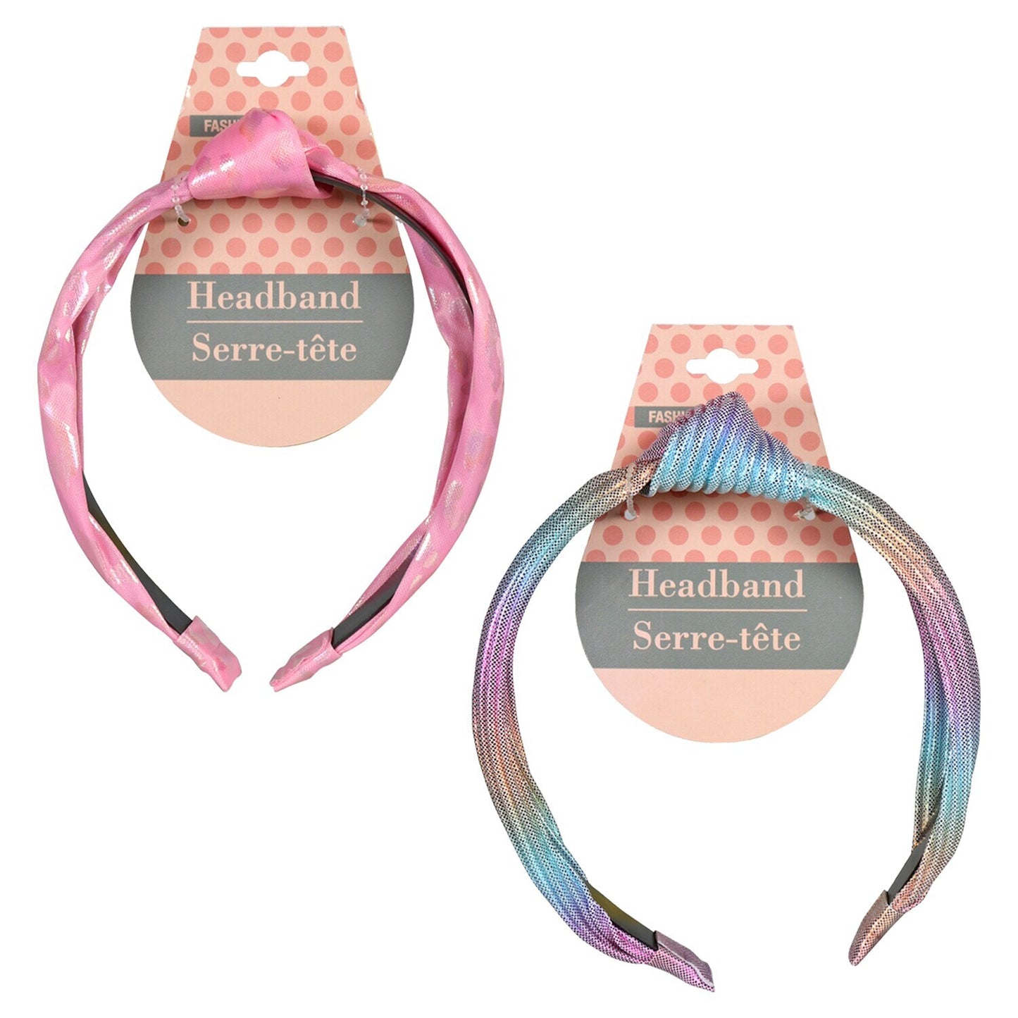 Children's Colorful Knotted Headbands (Pack of 24)