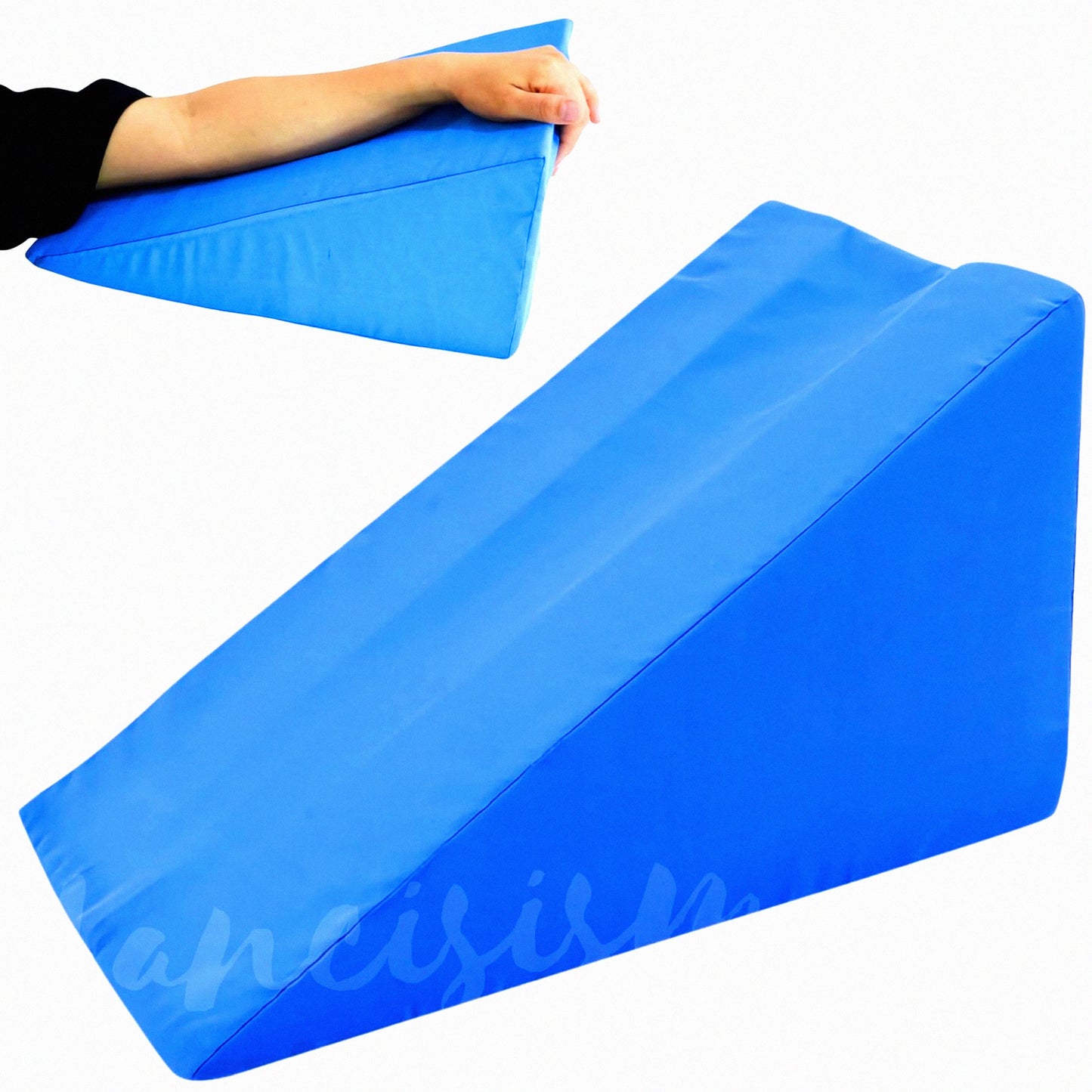 ElevateEase Arm Support Pillow - Soft Therapy Wedge for Broken Arm Rest & Leg Support, Post Surgery Medical Pillow with Removable Case