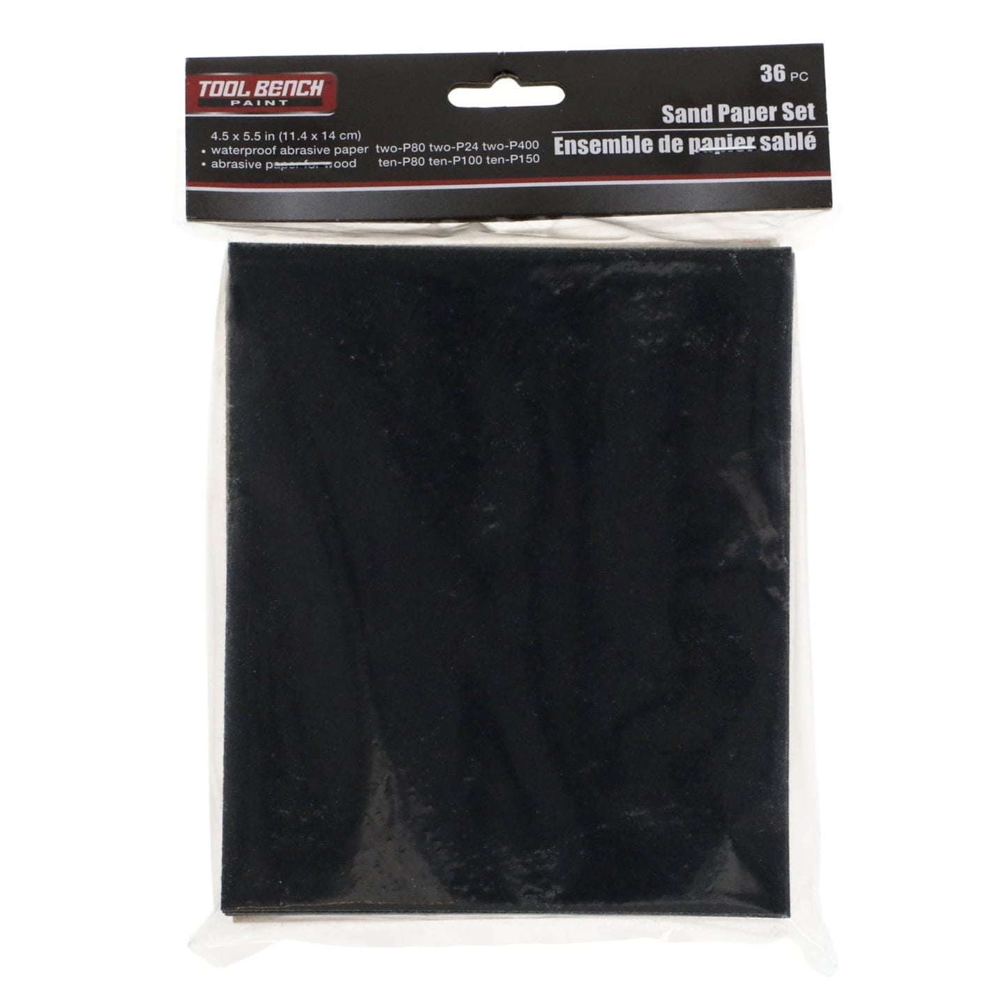 Tool Bench Hardware Sandpaper, 36-ct. Packs (Pack of 24)